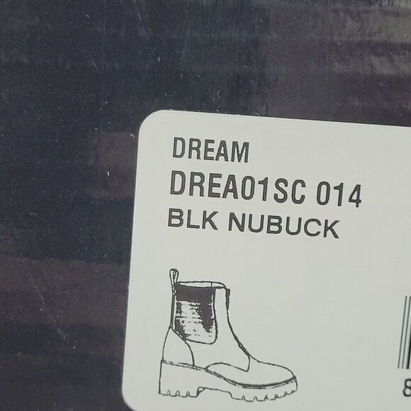 NEW AQUA COLLEGE WOMENS DREAM ZIP BOOTIES BLACK NUBUCK 10M - Picture 6 of 11